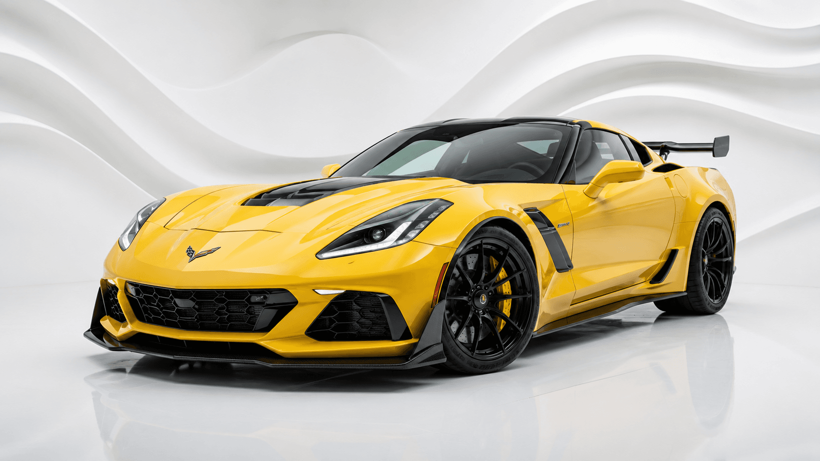 Corvette ZR1 in the ASCND showroom