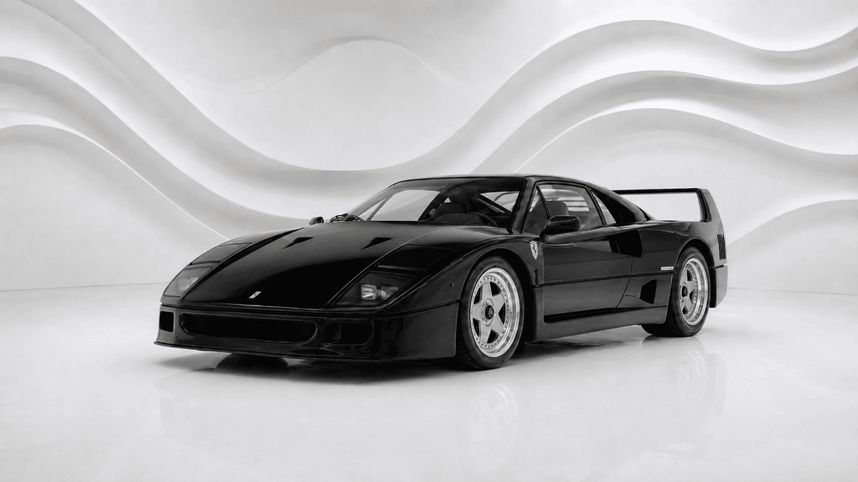 Ferrari F40 in the ASCND showroom