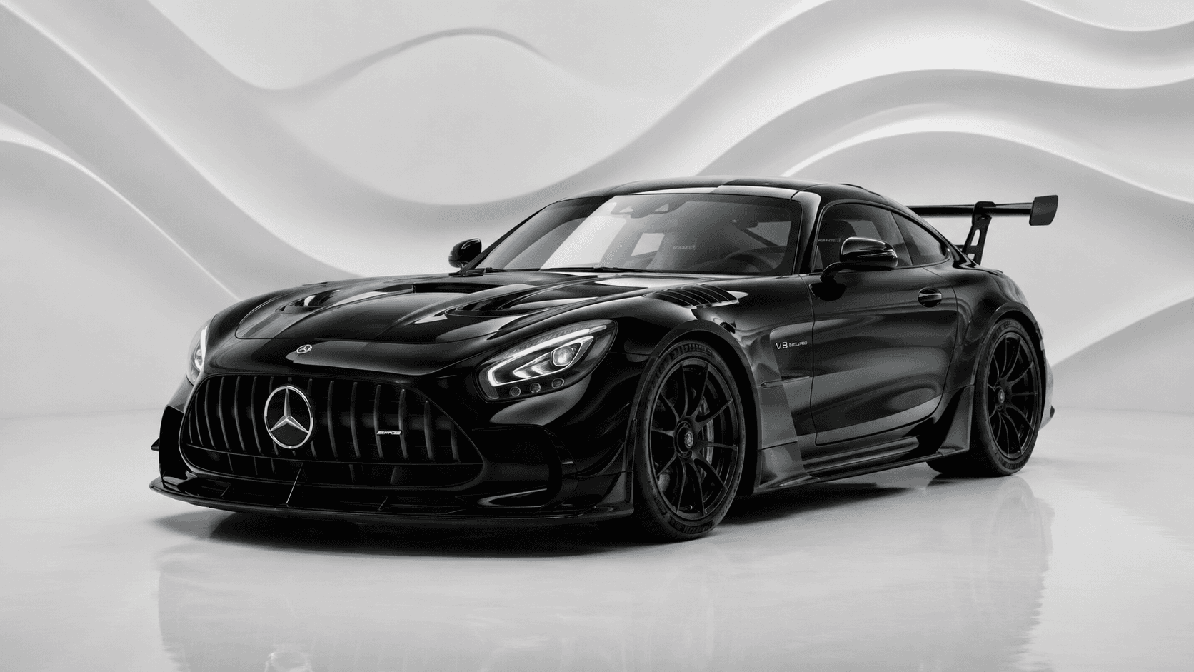 Mercedes SLS AMG in the ASCND showroom