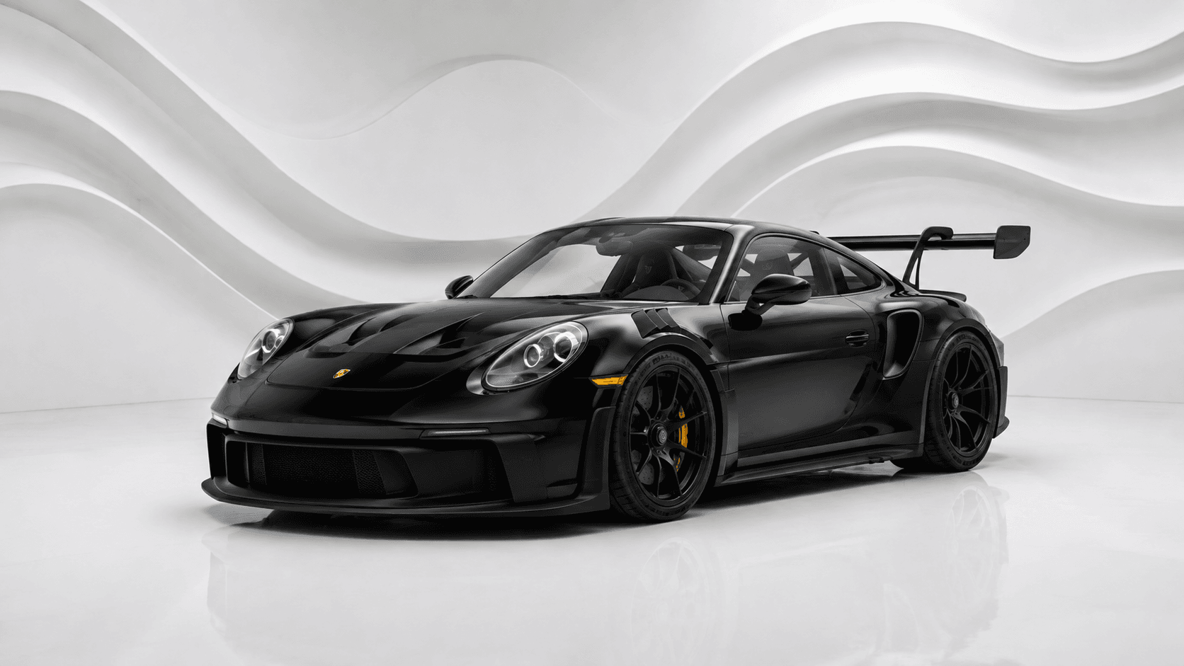 Porsche 911 GT3 RS in the ASCND showroom